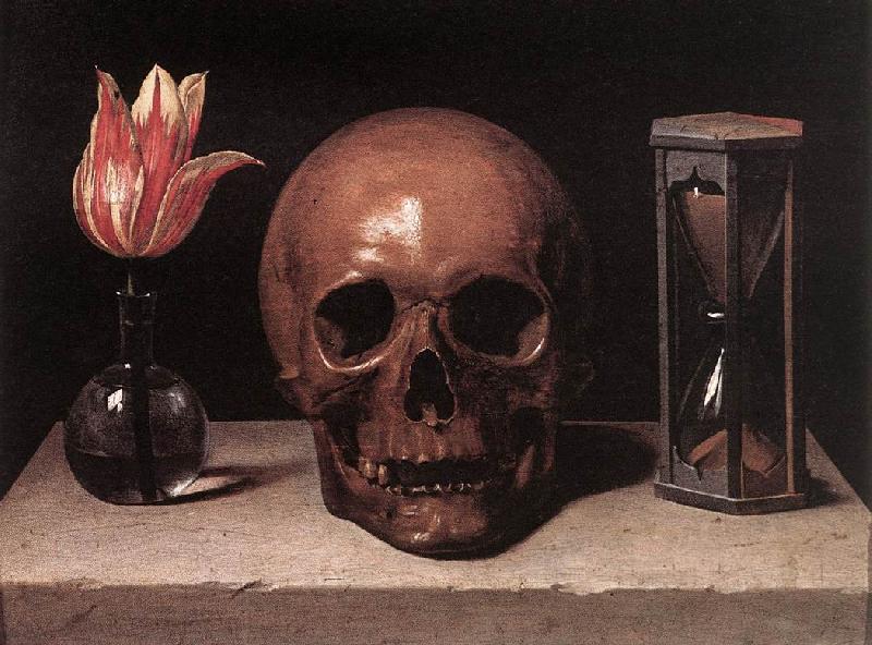 CERUTI, Giacomo Still-Life with a Skull  jg Germany oil painting art